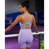 imageRUNNING GIRL Sports Bra for Women High Support Molded Cup High Impact Sports Bras for Women with Sewn in PadsGrey