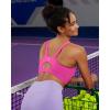 imageRUNNING GIRL Sports Bra for Women High Support Molded Cup High Impact Sports Bras for Women with Sewn in PadsHot Pink