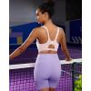 imageRUNNING GIRL Sports Bra for Women High Support Molded Cup High Impact Sports Bras for Women with Sewn in PadsPink