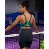 imageRUNNING GIRL Sports Bra for Women High Support Molded Cup High Impact Sports Bras for Women with Sewn in PadsTeal
