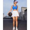 imageRUNNING GIRL Sports Bra for Women High SupportCrissCross Back Strappy Sports Bra Moulded Cup High Impact Workout TopAbright Blue