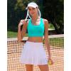 imageRUNNING GIRL Sports Bra for Women High SupportCrissCross Back Strappy Sports Bra Moulded Cup High Impact Workout TopAbright Green