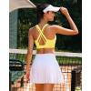 imageRUNNING GIRL Sports Bra for Women High SupportCrissCross Back Strappy Sports Bra Moulded Cup High Impact Workout TopAbright Yellow