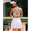 imageRUNNING GIRL Sports Bra for Women High SupportCrissCross Back Strappy Sports Bra Moulded Cup High Impact Workout TopAice Grey