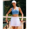 imageRUNNING GIRL Sports Bra for Women High SupportCrissCross Back Strappy Sports Bra Moulded Cup High Impact Workout TopAlight Blue