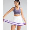 imageRUNNING GIRL Sports Bra for Women High SupportCrissCross Back Strappy Sports Bra Moulded Cup High Impact Workout TopApurple