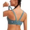 imageRUNNING GIRL Sports Bras for Women High SupportMolded Cup High Impact Sports Bra Criss Cross Strappy Workout Yoga Bra3004 Sage Green