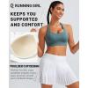 imageRUNNING GIRL Sports Bras for Women High SupportMolded Cup High Impact Sports Bra Criss Cross Strappy Workout Yoga Bra3004 Sage Green