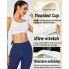 imageRUNNING GIRL Sports Bras for Women High SupportMolded Cup High Impact Sports Bra Criss Cross Strappy Workout Yoga BraWhite