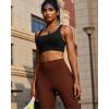 imageRUNNING GIRL Sports Bras for Women High SupportRacerback High Impact Grey Sports Bra Moulded Cup Workout Bra Push upEblack