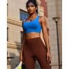 imageRUNNING GIRL Sports Bras for Women High SupportRacerback High Impact Grey Sports Bra Moulded Cup Workout Bra Push upEbright Blue