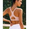 imageRUNNING GIRL Sports Bras for Women High SupportRacerback High Impact Grey Sports Bra Moulded Cup Workout Bra Push upEpink