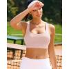 imageRUNNING GIRL Sports Bras for Women High SupportRacerback High Impact Grey Sports Bra Moulded Cup Workout Bra Push upEpink