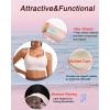 imageRUNNING GIRL Sports Bras for Women High SupportRacerback High Impact Grey Sports Bra Moulded Cup Workout Bra Push upEpink