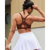 imageRUNNING GIRL Sports Bras for Women High SupportRacerback High Impact Grey Sports Bra Moulded Cup Workout Bra Push upEtaupe