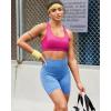 imageRUNNING GIRL Sports Bras for Women High SupportRacerback High Impact Grey Sports Bra Moulded Cup Workout Bra Push upZhot Pink