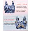 imageRUNNING GIRL Sports Bras for Women High SupportRacerback High Impact Grey Sports Bra Moulded Cup Workout Bra Push upZzebra Print