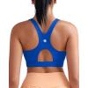 imageRUNNING GIRL Sports Bras for Women High SupportRacerback Molded Cup Sports Bra with Sewn in PadsAblue