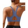 imageRUNNING GIRL Sports Bras for Women High SupportRacerback Molded Cup Sports Bra with Sewn in PadsAlavender Purple