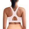 imageRUNNING GIRL Sports Bras for Women High SupportRacerback Molded Cup Sports Bra with Sewn in PadsApink