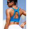 imageRUNNING GIRL Sports Bras for Women High SupportRacerback Molded Cup Sports Bra with Sewn in PadsBblue