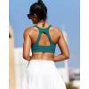 imageRUNNING GIRL Sports Bras for Women High SupportRacerback Molded Cup Sports Bra with Sewn in PadsBgreen