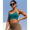 imageRUNNING GIRL Sports Bras for WomenYBack Medium Support Workout Sports Bra Padded Racerback Supportive Bras Push upBstorm Teal