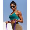 imageRUNNING GIRL Sports Bras for WomenYBack Medium Support Workout Sports Bra Padded Racerback Supportive Bras Push upBstorm Teal