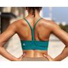 imageRUNNING GIRL Sports Bras for WomenYBack Medium Support Workout Sports Bra Padded Racerback Supportive Bras Push upBstorm Teal