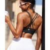 imageRUNNING GIRL Sports Bras for WomenYBack Medium Support Workout Sports Bra Padded Racerback Supportive Bras Push upDblack