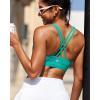 imageRUNNING GIRL Sports Bras for WomenYBack Medium Support Workout Sports Bra Padded Racerback Supportive Bras Push upDbright Green