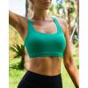 imageRUNNING GIRL Sports Bras for WomenYBack Medium Support Workout Sports Bra Padded Racerback Supportive Bras Push upDbright Green
