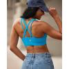 imageRUNNING GIRL Sports Bras for WomenYBack Medium Support Workout Sports Bra Padded Racerback Supportive Bras Push upEbright Blue