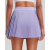 imageRUNNING GIRL Womens Pleated Tennis Skirts with Pockets High Waisted Tummy Control Casual Athletic Workout Golf SkortsPurple