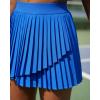 imageRUNNING GIRL Womens Pleated Tennis Skirts with Pockets High Waisted Tummy Control Casual Athletic Workout Golf SkortsRoyal Blue