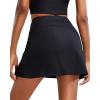 imageRUNNING GIRL Womens Tennis Skirts with Pockets High Waisted Tummy Control Casual Athletic Workout Golf SkortsBlack