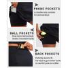 imageRUNNING GIRL Womens Tennis Skirts with Pockets High Waisted Tummy Control Casual Athletic Workout Golf SkortsBlack
