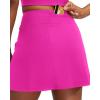 imageRUNNING GIRL Womens Tennis Skirts with Pockets High Waisted Tummy Control Casual Athletic Workout Golf SkortsHot Pink