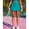 imageRUNNING GIRL Womens Tennis Skirts with Pockets High Waisted Tummy Control Casual Athletic Workout Golf SkortsTeal Green
