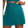 imageRUNNING GIRL Womens Tennis Skirts with Pockets High Waisted Tummy Control Casual Athletic Workout Golf SkortsTeal Green