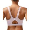 imageRUNNING GIRL Sports Bra for Women High Support Molded Cup High Impact Sports Bras for Women with Sewn in PadsPink