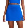 imageRUNNING GIRL Womens Tennis Skirts with Pockets High Waisted Tummy Control Casual Athletic Workout Golf SkortsRoyal Blue