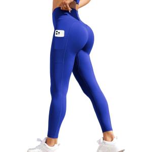 imageRUNNING GIRL Leggings for WomenHigh Waisted Soft Pants Buttery Workout Athletic Compression Yoga PantsBerlin Blue