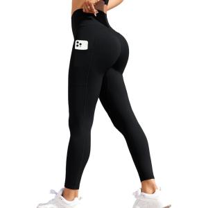 imageRUNNING GIRL Leggings for WomenHigh Waisted Soft Pants Buttery Workout Athletic Compression Yoga PantsBlack