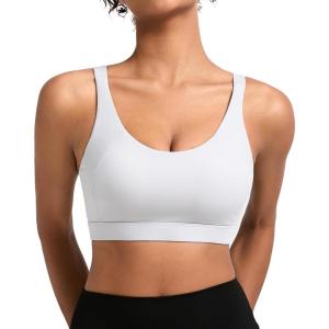 imageRUNNING GIRL Sports Bra for Women High Support Molded Cup High Impact Sports Bras for Women Large Bust3grey