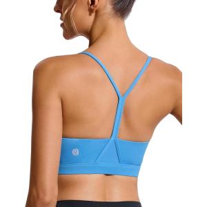 imageRUNNING GIRL Sports Bras for WomenYBack Medium Support Workout Sports Bra Padded Racerback Supportive Bras Push upBbright Blue