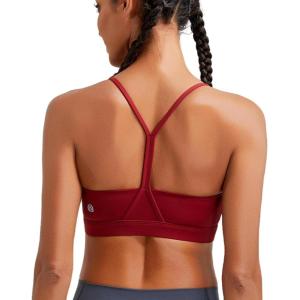 imageRUNNING GIRL Sports Bras for WomenYBack Medium Support Workout Sports Bra Padded Racerback Supportive Bras Push upBred