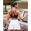 imageRUNNING GIRL High Impact Sports Bras for Women High Support Running Sports Bra Moulded Cup Strappy Sports Bras1vblack