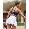 imageRUNNING GIRL High Impact Sports Bras for Women High Support Running Sports Bra Moulded Cup Strappy Sports Bras1vdark Blue