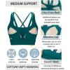 imageRUNNING GIRL High Impact Sports Bras for Women High Support Running Sports Bra Moulded Cup Strappy Sports Bras1vgreen